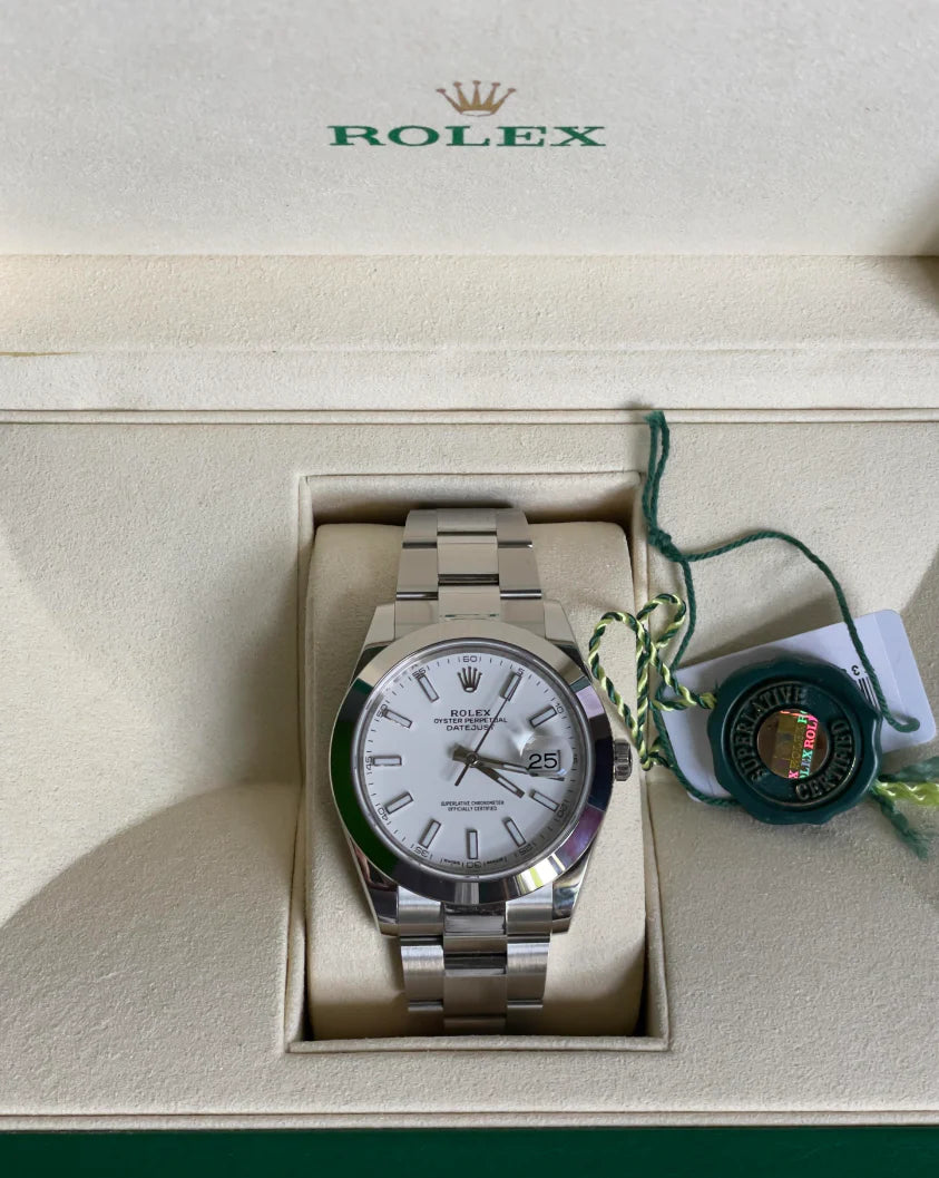 DATEJUST 16200 Blanc Pour Homme