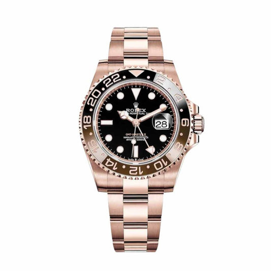 ROLEX GMT MASTER II ROOT BEER ROSEGOLD