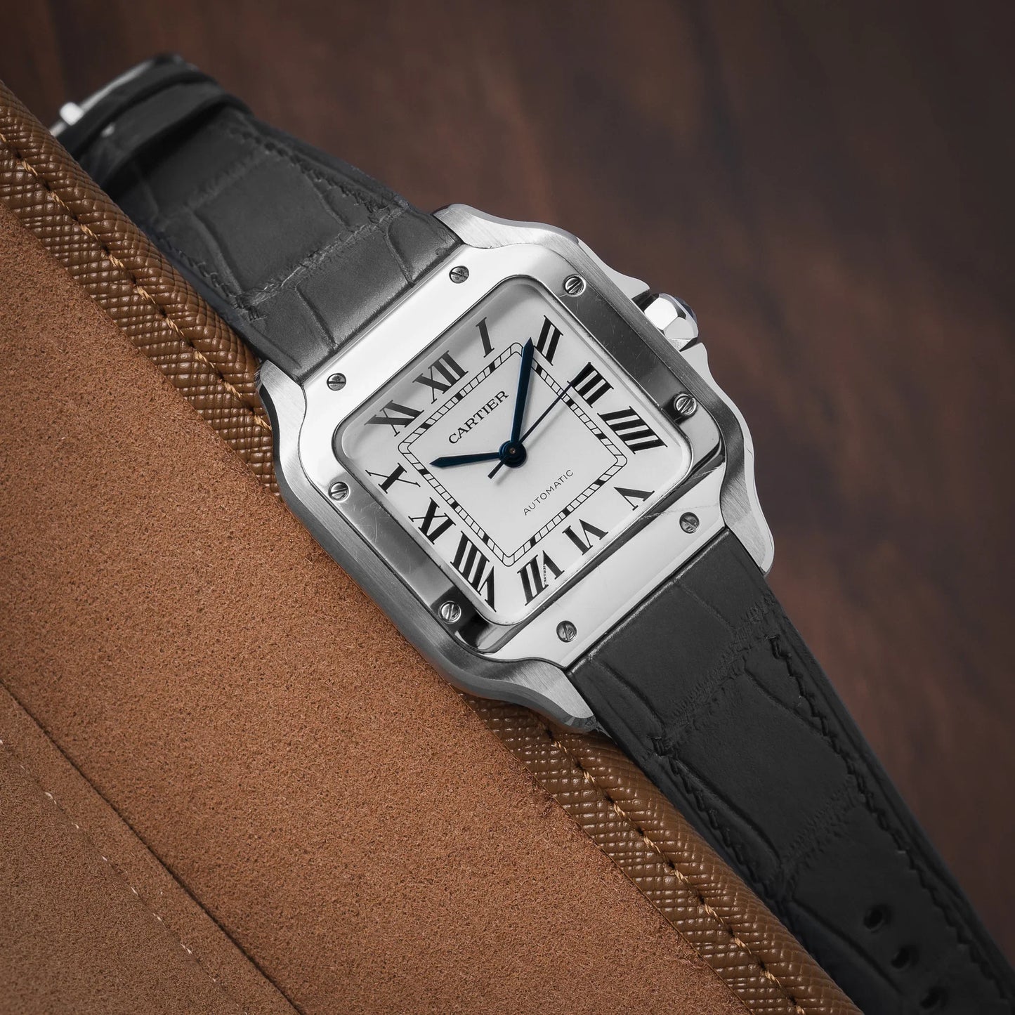 Montre Cartier Dumont Bracelet Cuir