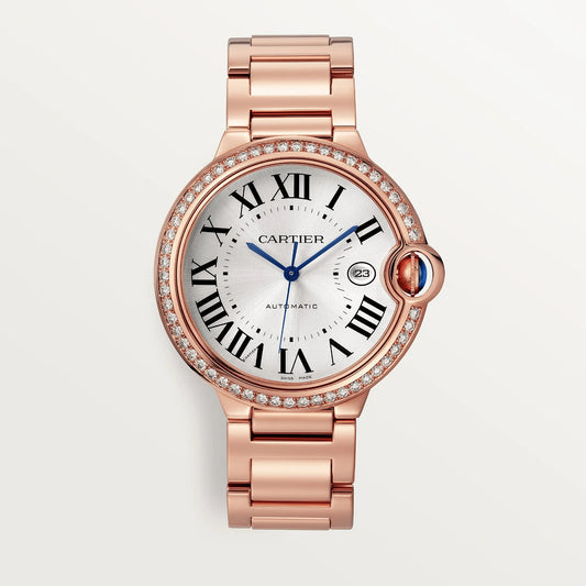 Ballon Bleu De Cartier Or Rose Sertie